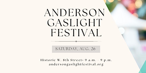 Anderson Gaslight Festival Vendor Sign Up primary image