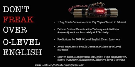 O-Level English Exam Crash Course primary image