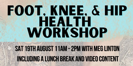 Foot and Hip Health half day workshop primary image