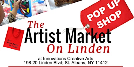  Queens, NY  Sip & Shop!  The Artist Market On Linden Pop Up Shop  Feb. 9th   Pre-Valentines Day! primary image