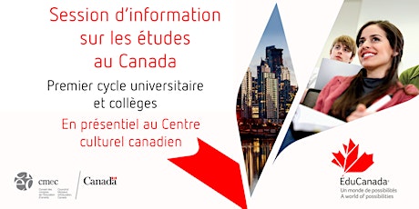 Session d'information sur les études au Canada : premier cycle et collèges primary image