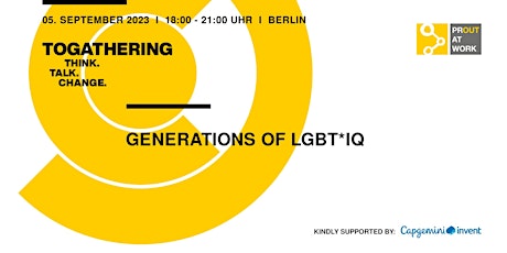 Hauptbild für PROUT AT WORK TOGATHERING: Generations of LGBT*IQ