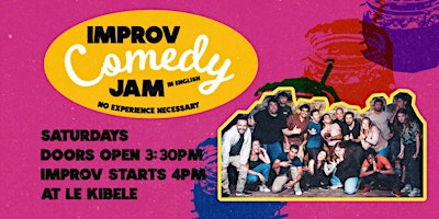 Improv Comedy Jam In English primary image