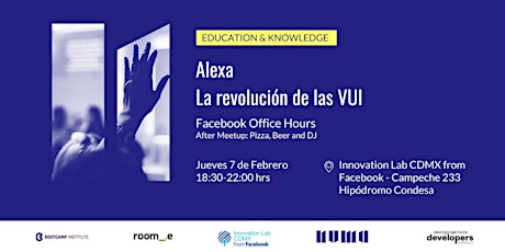 Imagen principal de Facebook Office Hours: Alexa / la revolución de las VUI