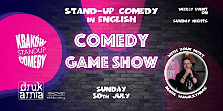 Hauptbild für Standup Comedy in English - Comedy Game Show @ Drukarnia