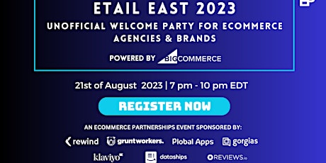 Image principale de [Etail East 2023] Unofficial Welcome Party for Eco