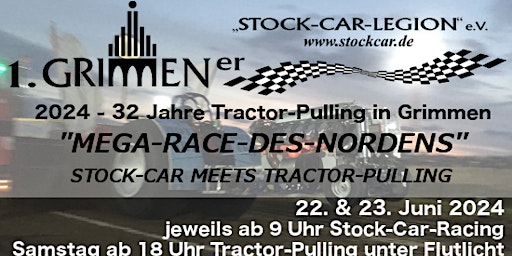 Immagine principale di Mega Race des Nordens 2024| Stock-Car meets Tractor-Pulling 