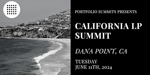 Imagem principal do evento California LP Summit