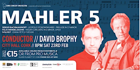 Mahler 5 with David Brophy