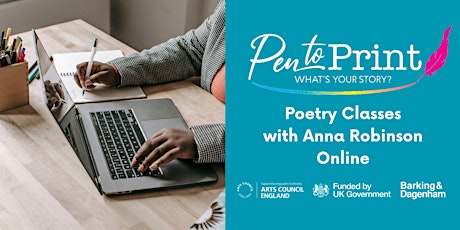 Image principale de Pen to Print: Poetry Classes (Online)