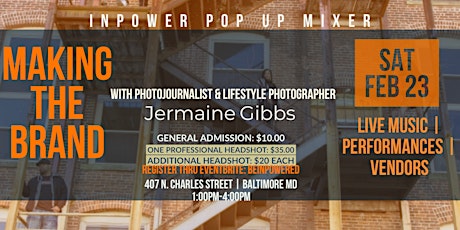 iNPower Pop Up Mixer "Making the Brand primary image