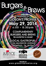 Gideon's Promise Presents Memphis Burgers and Brews primary image