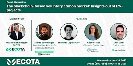 Hauptbild für Blockchain-based voluntary carbon market: Insights out of 175+ projects