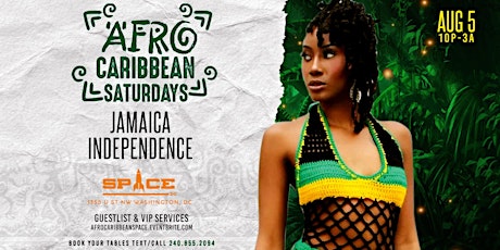 Jamaica Jamrock :: Afro-Caribbean Saturdays @ SPACE DC primary image