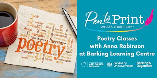 Immagine principale di Pen to Print: Poetry Classes (In-person) 