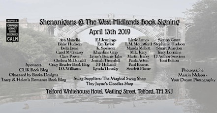 #Shenanigans19 @ The West Midlands Book Signing primary image