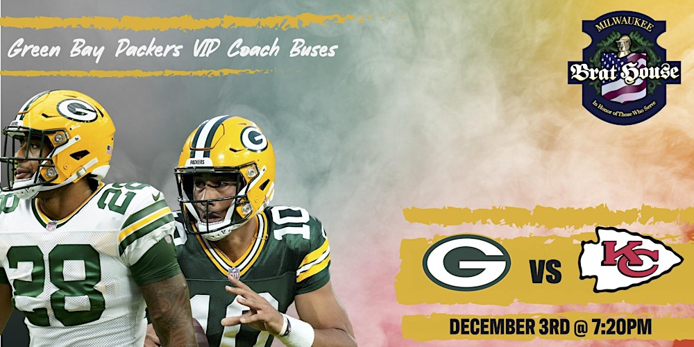 Packers vs. Chiefs VIP Coach Buses Tickets, Sun, Dec 3, 2023 at 1