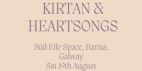 Kirtan in GALWAY - Sunday 27th August primary image