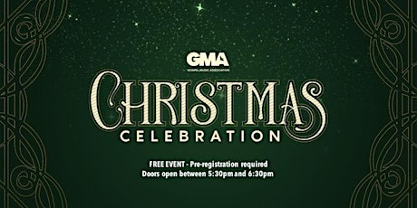 Wed., 8/2/23 - GOSPEL MUSIC ASSOCIATION CHRISTMAS SPECIAL primary image