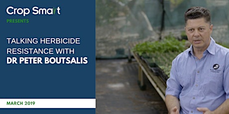 Crop Smart presents: Talking Herbicide Resistance with Dr Peter Boutsalis  primary image