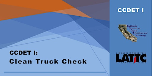 Image principale de CCDET I: Clean Truck Check