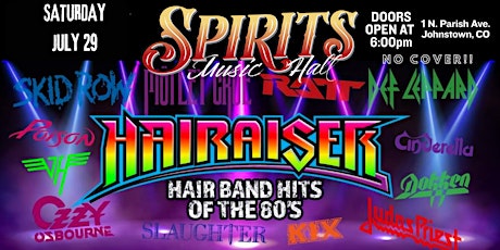 Image principale de HAIRAISER - Hair Band Hits of the 80's!