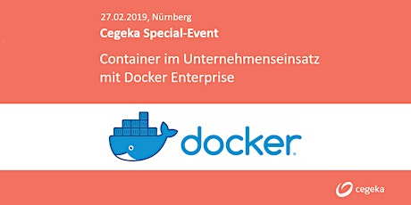 Hauptbild für Cegeka Special-Event: Container im Unternehmenseinsatz mit Docker Enterprise 