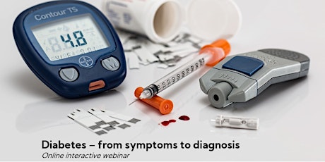 Imagen principal de Diabetes webinar - from symptoms to diagnosis