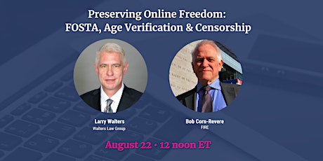Preserving Online Freedom: FOSTA, Age Verification, and Censorship primary image