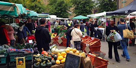 Growing Communities Farmers' Market every Saturday in Stoke Newington