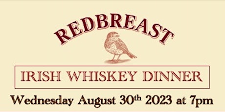 Image principale de Red Breast Whiskey Dinner