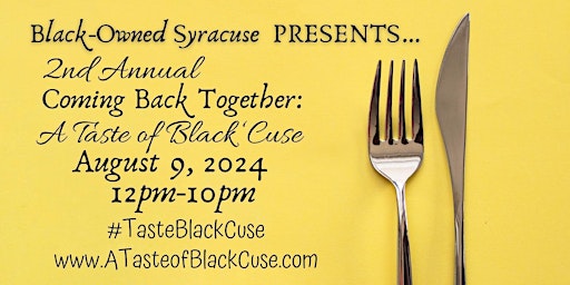 Coming Back Together: A Taste Of Black 'Cuse primary image