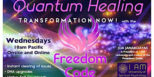 Quantum Energy Healing With the Freedom-Code primary image