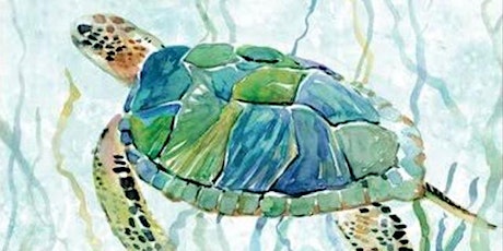 Adult Paint Session - Sea Turtle primary image
