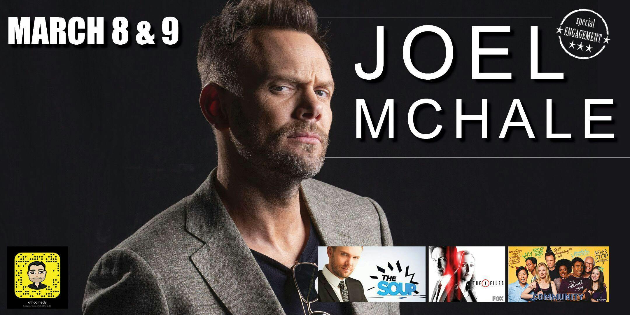 Comedian Joel McHale live at Off the hook Comedy Club in Naples, FL