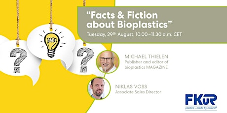 Hauptbild für Webinar: "Facts & Fiction about Bioplastics"