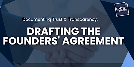 Drafting Your Founders' Agreement primary image