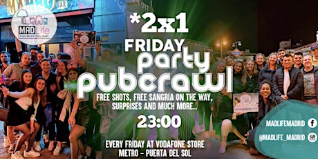 Friday International Meeting & Party PubCrawl!2x1* primary image
