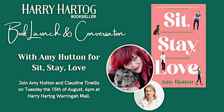 Book Launch at Harry Hartog Warringah: Sit, Stay, Love by Amy Hutton primary image