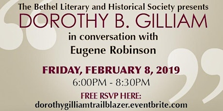 An Intimate Conversation with Dorothy B. Gilliam, author of Trailblazer primary image