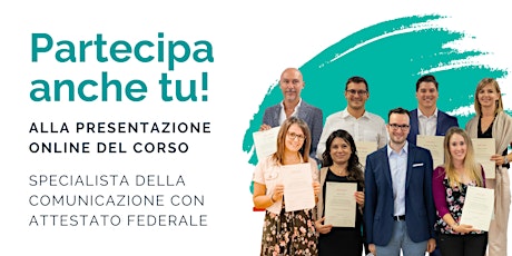 Hauptbild für Presentazione Corso con Attestato Federale Specialista della Comunicazione