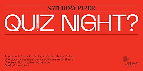 The Saturday Paper Quiz Night | February 2019 primary image