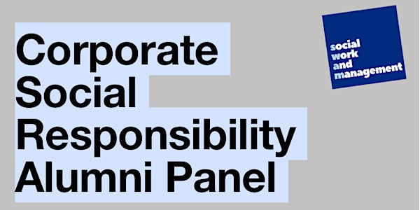 CSSW Corporate Social Responsibility Alumni Panel