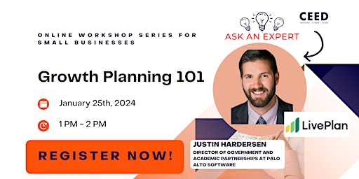 Image principale de Ask The Expert, Growth Planning 101