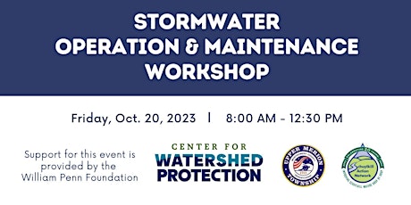 Stormwater Operation and Maintenance Workshop  primärbild