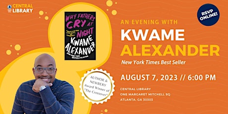 Author Talk: Kwame Alexander at Central Library primary image
