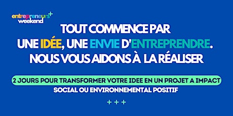 Imagem principal do evento 2 jours pour entreprendre: passez de l'idée au projet