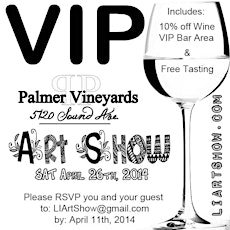 Palmer Vineyards ART Show 4.26.14 primary image