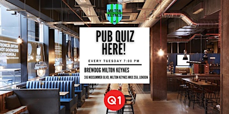 Tuesday Night Quiz at the BrewDog