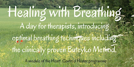 Healing with Breathing (CPD workshop, part of the Heart Centred Healer programme) primary image